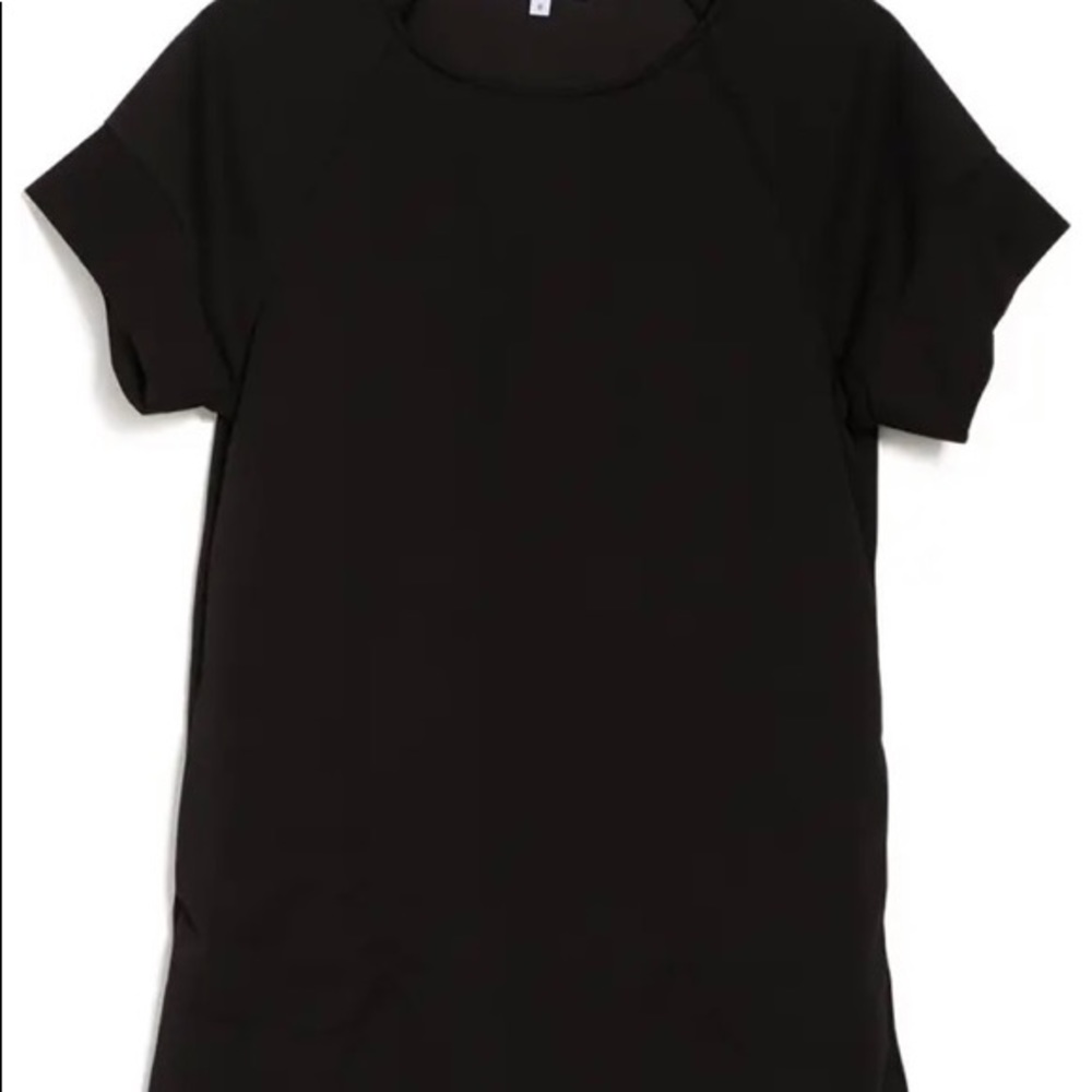 Short Sleeve Black Dress